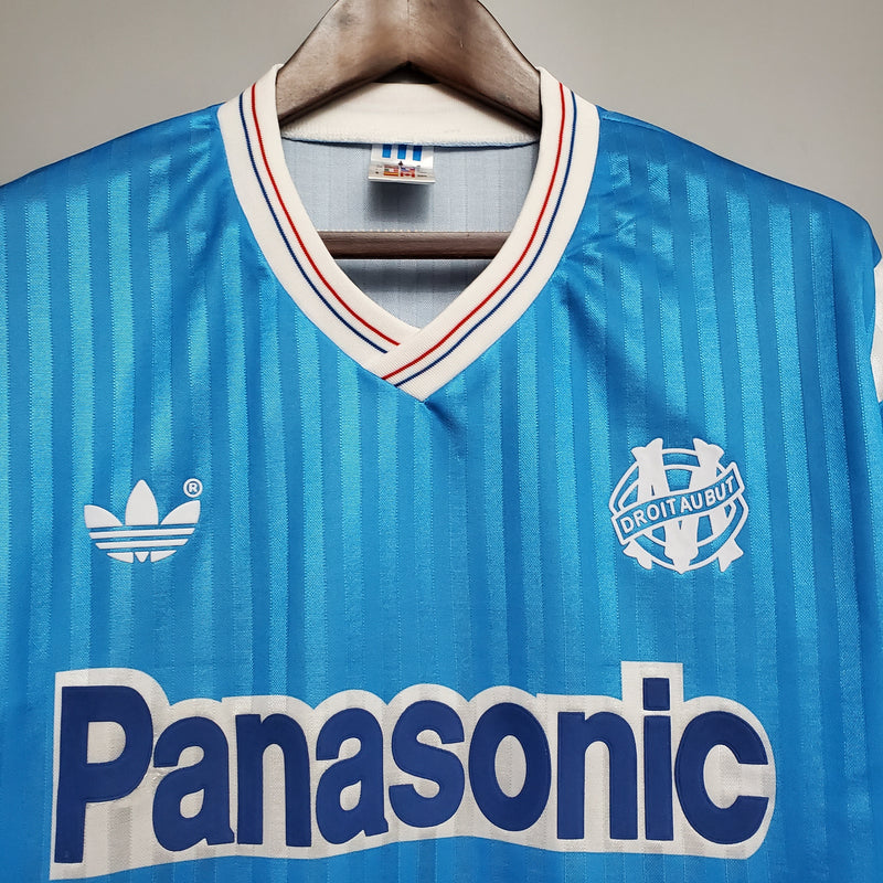 Camisa Retrô Olympique de Marseille Away 1990 - Torcedor Masculino