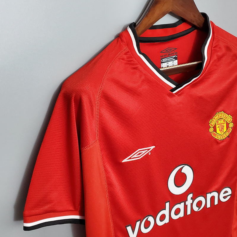 Camisa Manchester United Home 00/01 - Versão Retrô