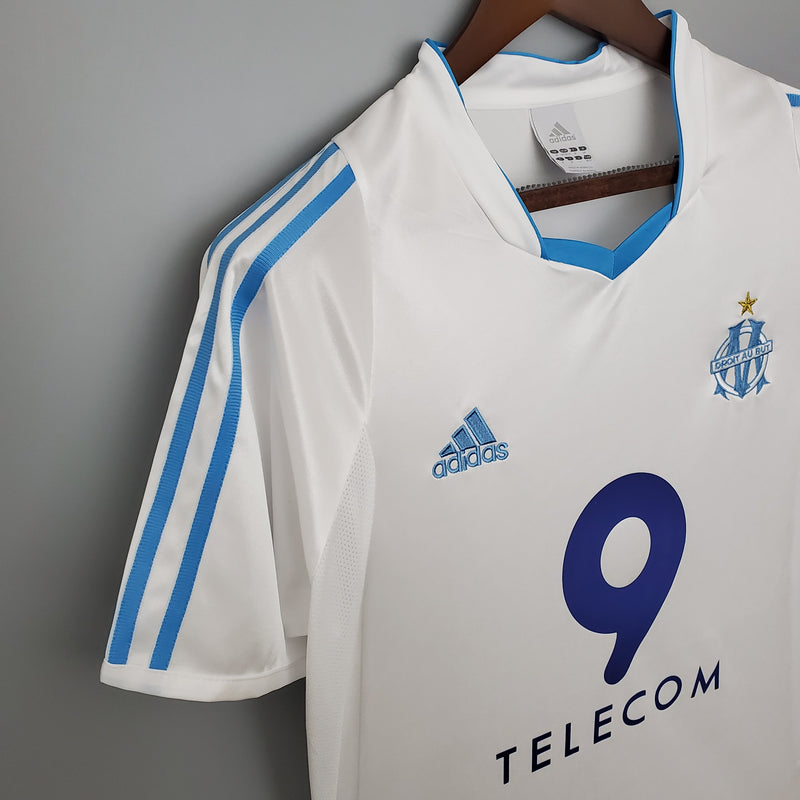 Camisa Retrô Olympique de Marseille Away 2002 - Torcedor Masculino