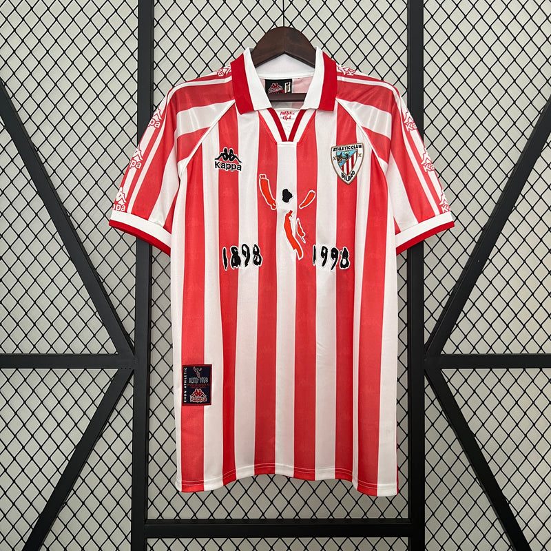 Camisa Athletic Bilbao Edição 100 anos 1998 - Versão Retrô