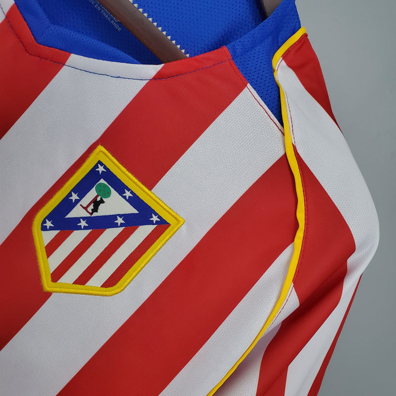 Camisa Atlético de Madrid Home 04/05 - Versão Retrô