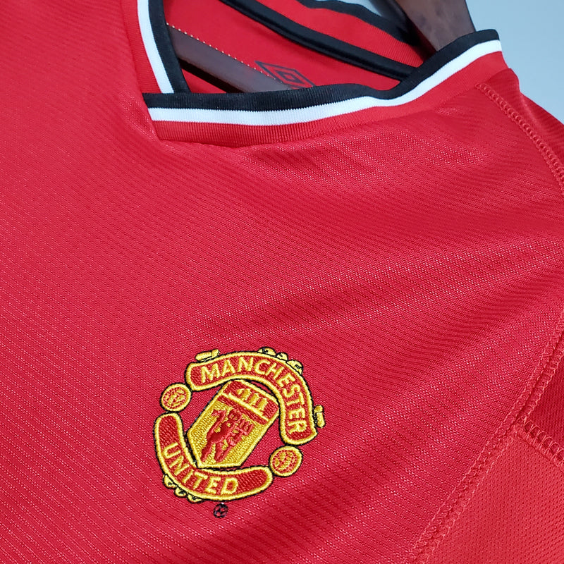 Camisa Manchester United Home 00/01 - Versão Retrô