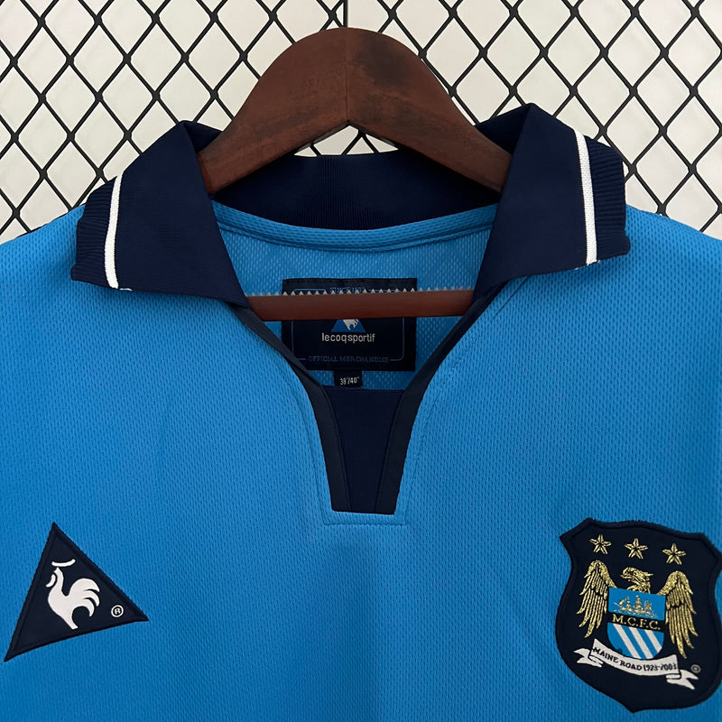 Camisa Manchester City Home 02/03 - Versão Retrô