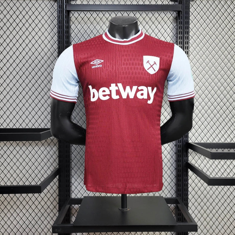 Camisa West Ham Home 24/25 - Versão Jogador