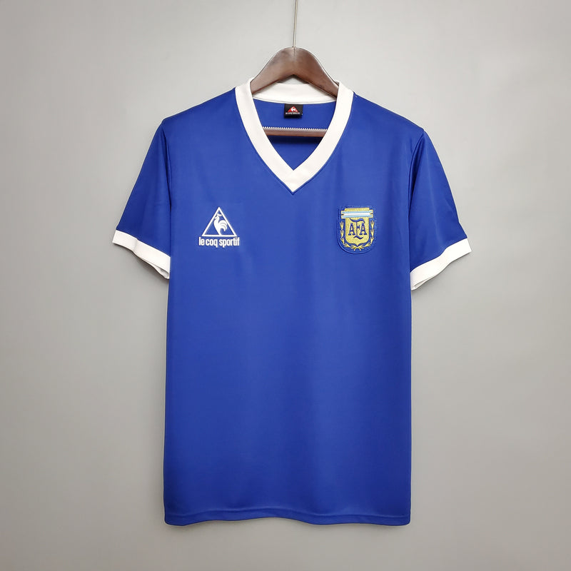 Camisa Argentina Away 1986 - Versão Retrô