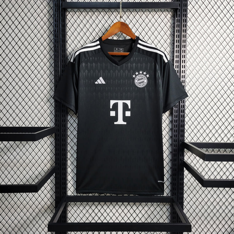 Camisa Bayern de Munique Goleiro Preto 23/24 - Versão Torcedor