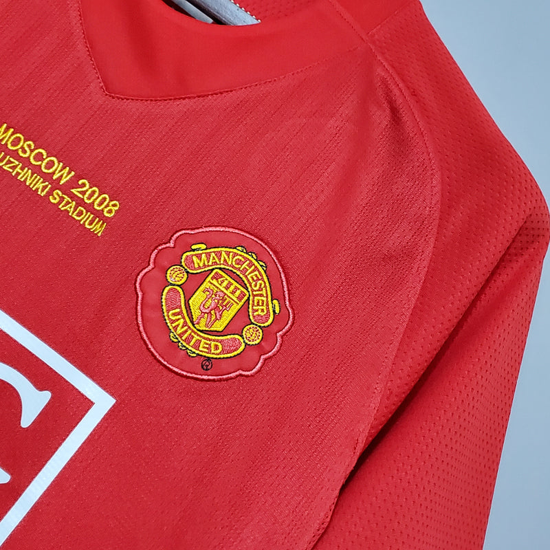 Camisa Manchester United Home 08/09 - Versão Retrô