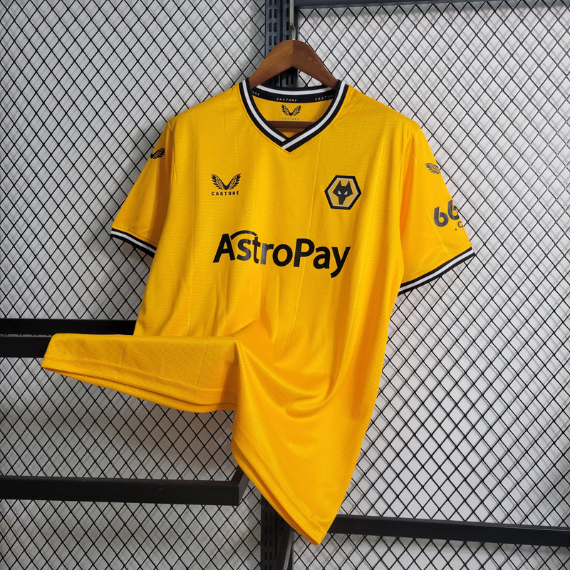 Camisa Wolverhampton Home 23/24 - Versão Torcedor