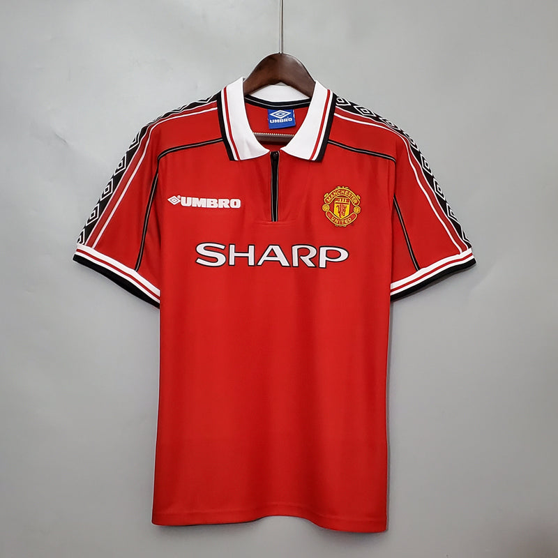 Camisa Manchester United Home 98/99 - Versão Retrô