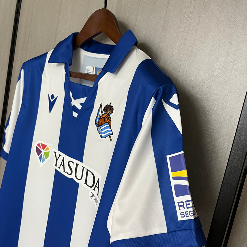 Camisa Real Sociedad Home 24/25 - Versão Torcedor