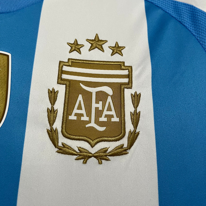 Camisa Argentina Home 24/25 - C/ Patch - Versão Torcedor