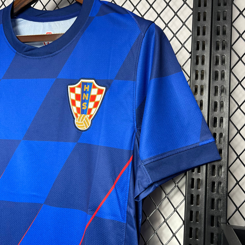 Camisa Croácia Away Euro 2024 - Torcedor Masculino