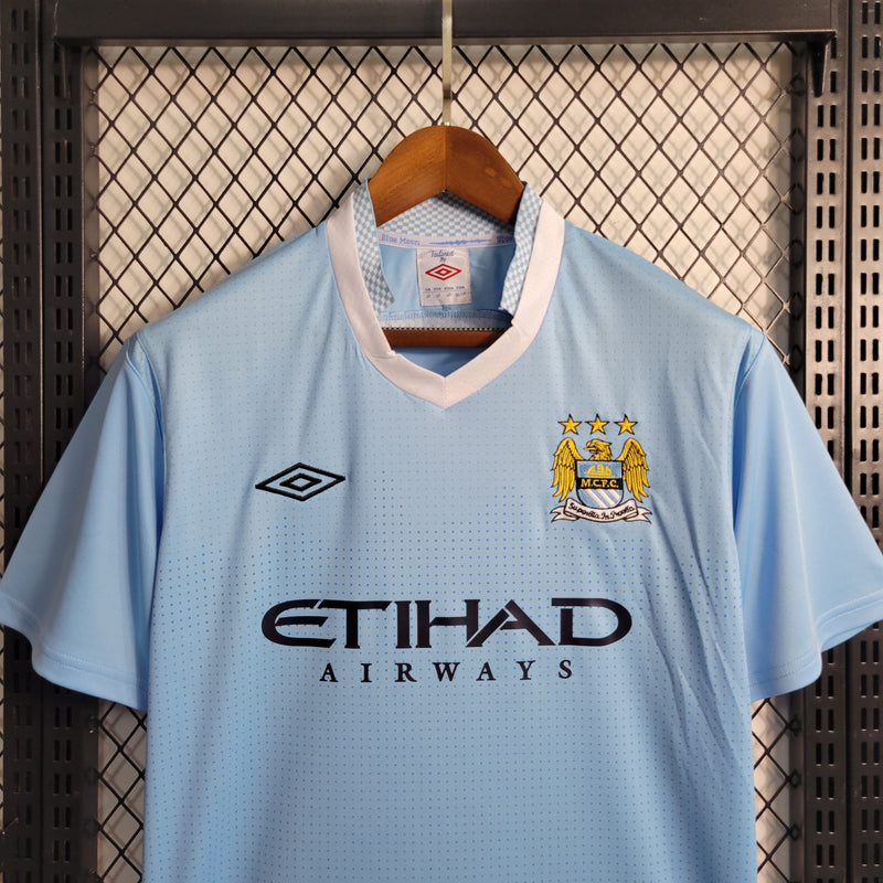 Camisa Manchester City Home 12/13 - Versão Retrô