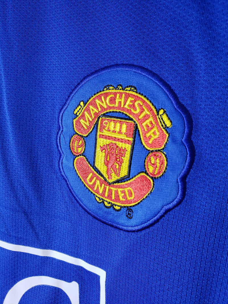 Camisa Manchester United Away 07/08 - Versão Retrô Manga Longa