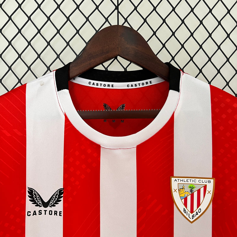 Camisa Athletic Bilbao Home 24/25 - Versão Torcedor