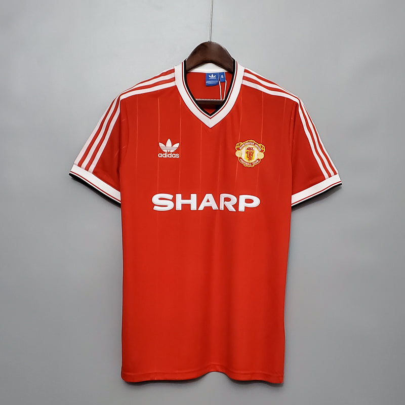 Camisa Manchester United Home 83/84 - Versão Retrô