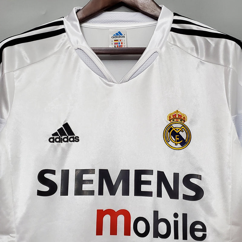 Camisa Real Madrid Home 04/05 - Versão Retrô