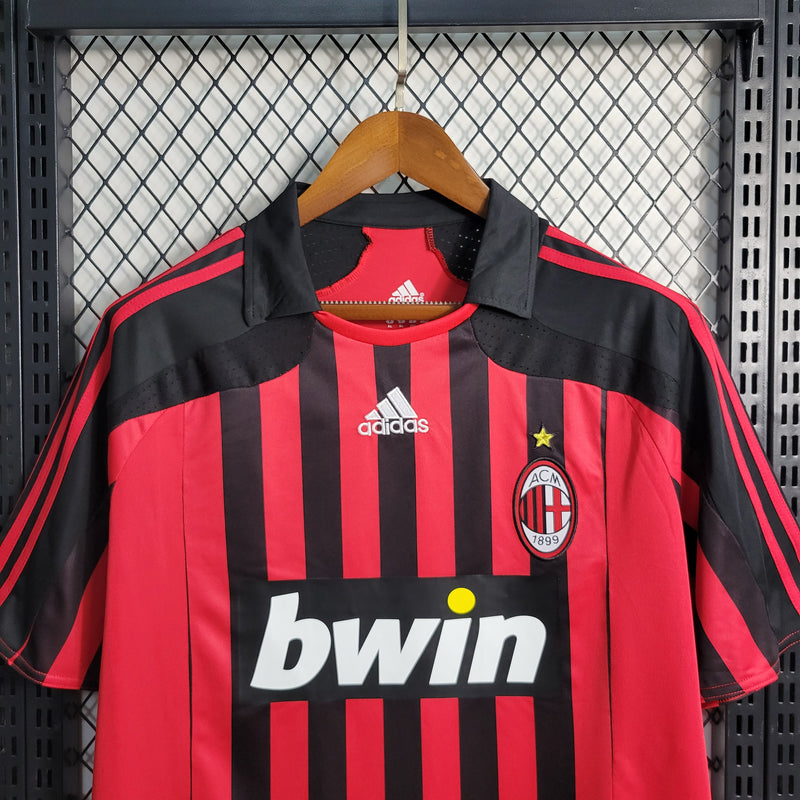 Camisa AC Milan Home 08/09 - Versão Retrô