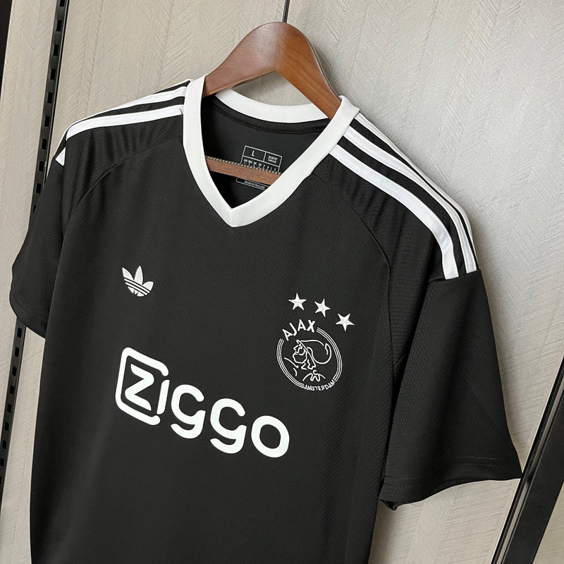 Camisa Ajax Black Edition 24/25 - Versão Torcedor