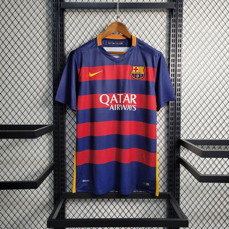 Camisa Barcelona Home 15/16 - Versão Retrô