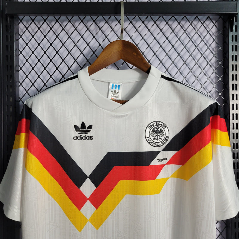 Camisa Alemanha Home 1990 - Versão Retrô