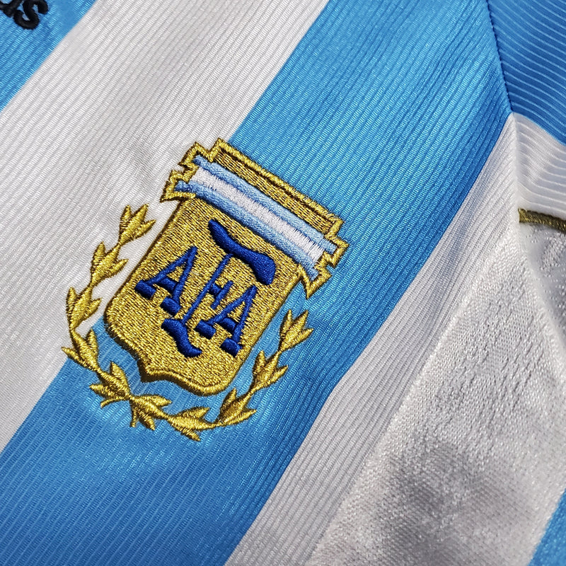 Camisa Argentina Home 1998 - Versão Retrô