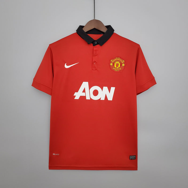 Camisa Manchester United Home 13/14 - Versão Retrô