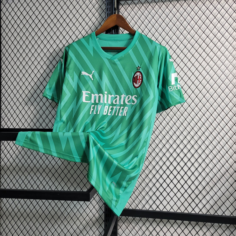 Camisa AC Milan Goleiro Verde 23/24 - Versão Torcedor