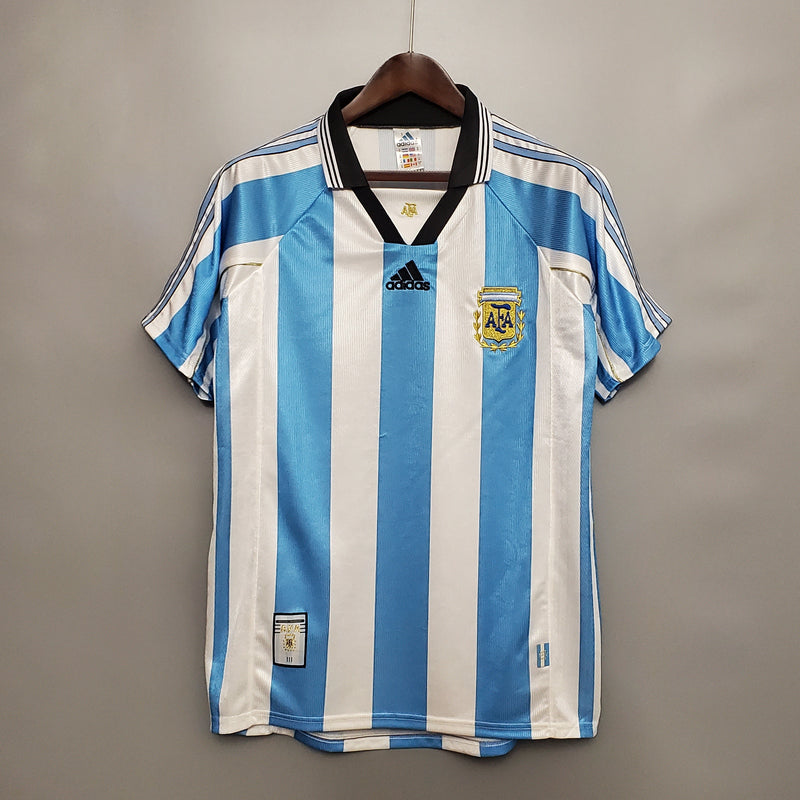 Camisa Argentina Home 1998 - Versão Retrô