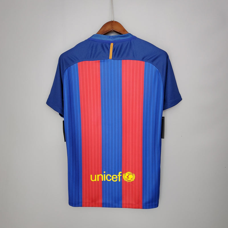 Camisa Barcelona Home 16/17 - Versão Retrô