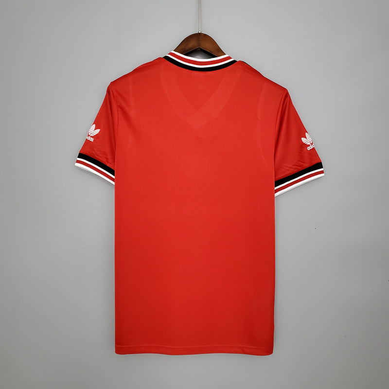 Camisa Manchester United Home 85/86 - Versão Retrô