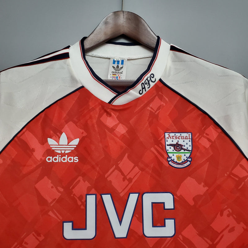 Camisa Arsenal Home 90/92 - Versão Retrô