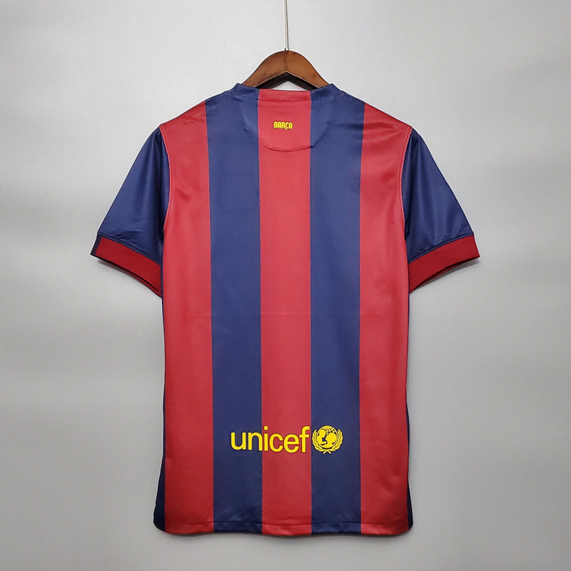 Camisa Barcelona Home 14/15 - Versão Retrô