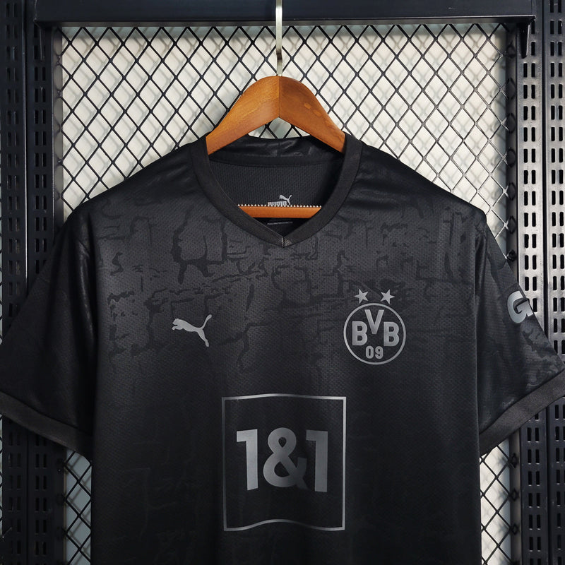 Camisa Borussia Dortmund All Black 23/24 - Versão Torcedor