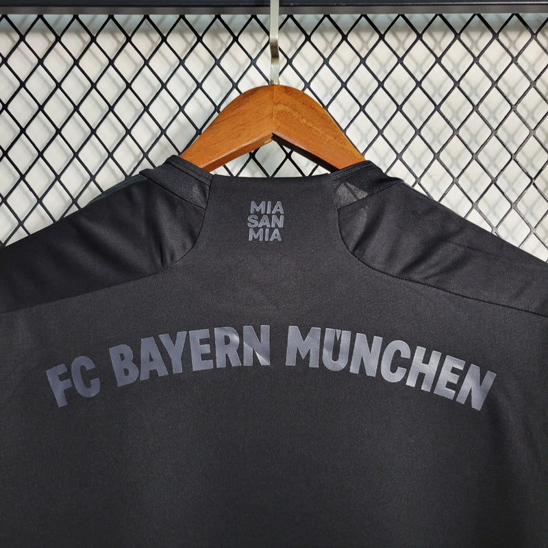 Camisa Bayer De Munique All Black 23/24 - Versão Torcedor