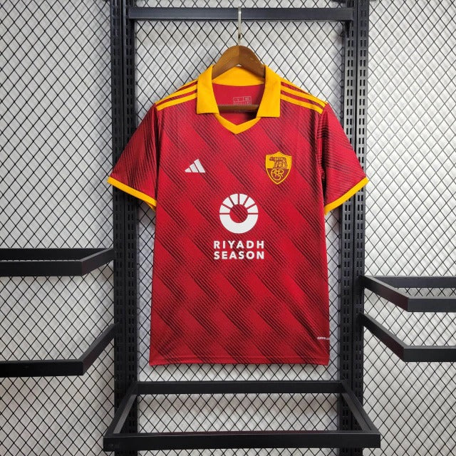 Camisa Roma Home 24/25 - Adidas Torcedor Masculina