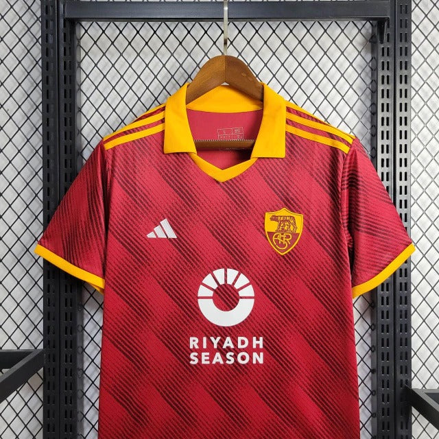 Camisa Roma Home 24/25 - Adidas Torcedor Masculina