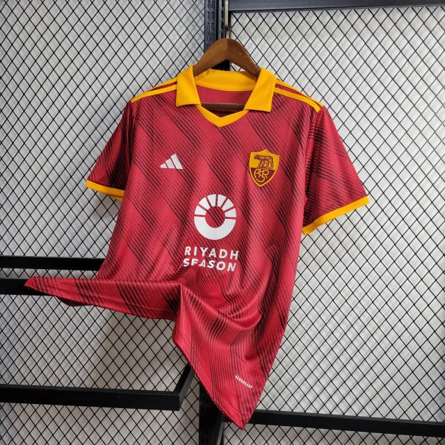 Camisa Roma Home 24/25 - Adidas Torcedor Masculina